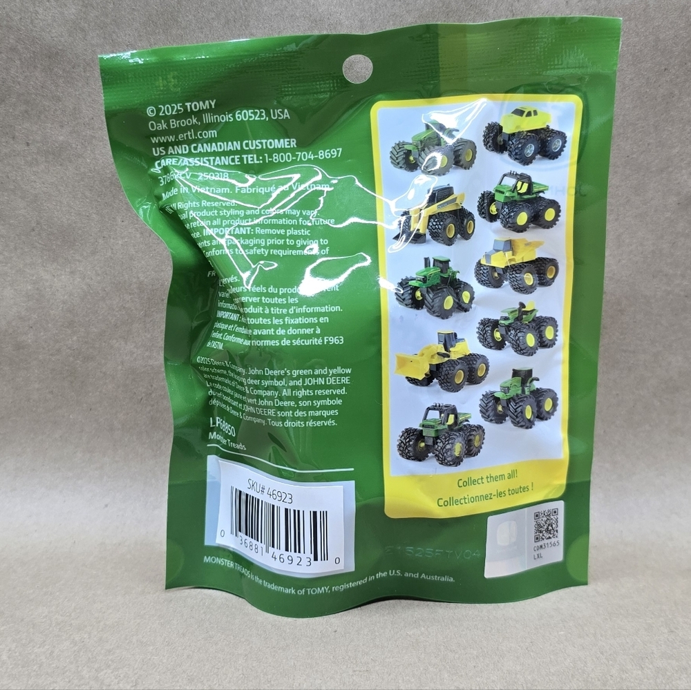 John Deere Mini Monster Treads Toy Car - Green - Picture 7 of 8